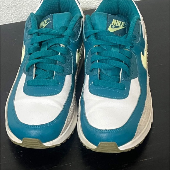 Nike air max 90 teal size 7y (9 women’s) - Picture 3 of 8